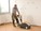 Dust free floor sanding machine in use